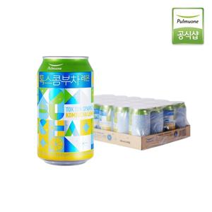 [풀무원녹즙] 스파클링 톡스콤부차 레몬 350ml x 24입