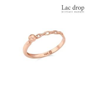 아트박스 라끄드롭 주얼리 [14K] 센느 볼 14K 반지 RSKR19K130