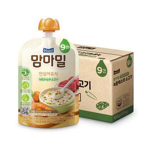 맘마밀 9개월 [녹황야채소고기] 10개입