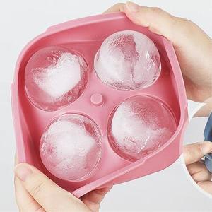 하이볼 칵테일 빅볼 왕구슬 아이스볼 얼음트레이 4구 원형 커피 모양틀 화채 시원한