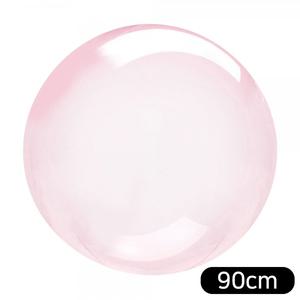 daall 해피파티 버블풍선 원형 풍선 크리스탈 90cm (레드)_050923EA