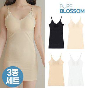 [신세계몰]스벅 쿠폰 증정 [퓨어블라썸][3세트] 메쉬 누디 브라캡 미니 슬립 원피스/빅사이즈