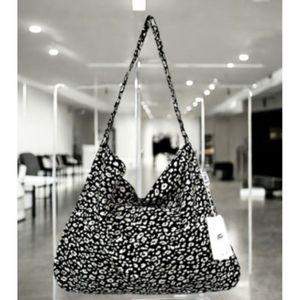 이미스 호피백 레오파드 에코백 22Y LEOPARD CORDUROY ECO BAG-BLAC
