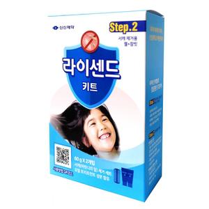 신신) 라이센드 키트 겔(60g) x 2개 + 참빗 서캐제거