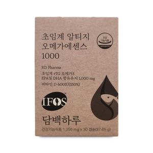 담백하루 초임계 알티지 오메가 에센스 1000 30캡슐 1박스