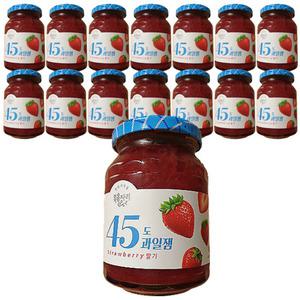 복음자리 45도 과일잼 딸기 350g 3개