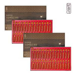 바름가 프리미엄 산삼배양근 앰플 20mL x 30병 쇼핑백 포함 2개
