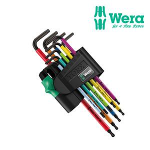 Wera 베라 컬러 홀 별렌치세트 967SPKL/9 육각 엘렌치