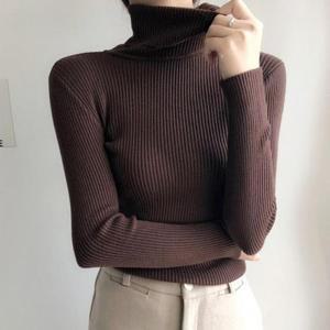 [오노마] ONM 8컬러 골지 데일리 터틀넥 니트티셔츠 보온 기본컬러