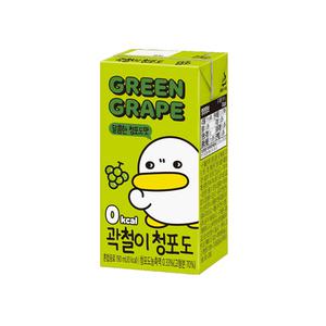 곽철이 청포도제로 팩음료 190ml x 4개