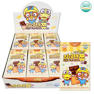 뽀로로 하이텐쮸 초코 50g x 12개 / 어린이 키즈 아연 츄잉정 영양간식 츄잉캔디 츄어블 아연 8.5mg 함유