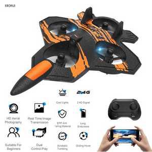 선물 헬기 RC 비행기 EPP 무선 윙스팬 LM19B 드론 쿨 롤 6CH 24G 360mm