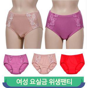 여성용 삼각 요실금팬티 레이스 흡수력 위생팬티 속옷 엄마 편안한 이너웨어