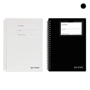 오피스큐 데이스토리 포켓스프링노트A5 블랙 150매 154x225