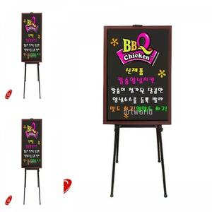 블랙보드세트 BB69-280 900X600 이젤 포함 카페칠판 블랙보드칠판 메뉴판칠판