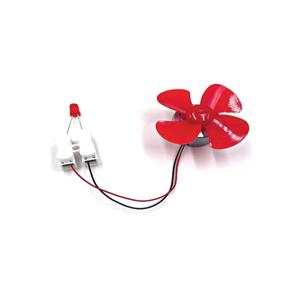 풍력발전실험부품 1세트 만들기 DIY 모터 프로펠러 LED 전선연결단자 2P 전선 커넥터