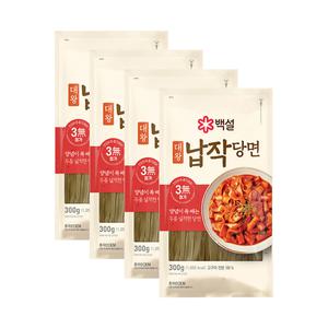 K딜 [CJ]백설 대왕 납작당면 300g x4개