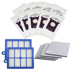 코튼 10 H12 청소기용 일렉트로룩스 헤파 진공 필터 BAG 모터 먼지 봉투 청소기 10PCS Bags