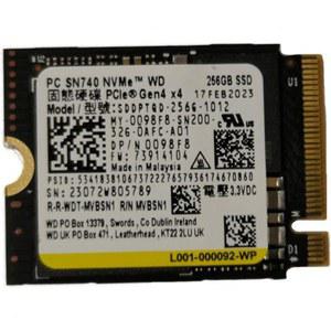 0 PCIe SN740 4세대 256GB 4 2242 WD OEM 2280M