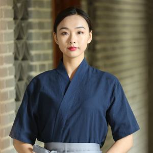 조리복 주방 앞치마 쉐프 스시 유니폼 셰프 자켓 재킷 유니 일본 음식 서비스 레스토랑 웨이터 코트 기모노
