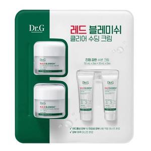 닥터지 Dr.G 레드 블레미쉬 클리어 수딩크림 50x2 + 10x2 한국 수분크림 여드름성피부도 사용가능