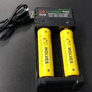 2구 마이크로5핀 18650 배터리충전기 26650 16340 USB 건전지 리튬이온 배터리 충전기