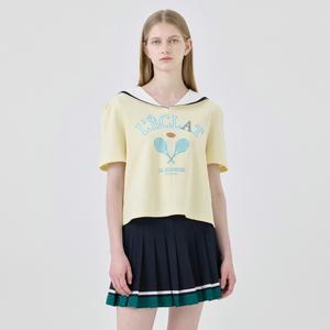 [롯데백화점]케네스레이디 테니스 세일러 카라 티셔츠 (ERTSNE03)
