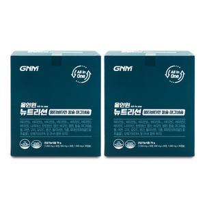 GNM자연의품격 올인원 뉴트리션 멀티비타민 칼슘 마그네슘 2600mg x 30개입 X 2박스 I