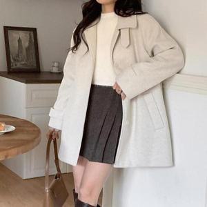 [셀러허브]여자 퀼팅 오피스룩 폴라넥 데일리 FW 울 코트 (S28508059)