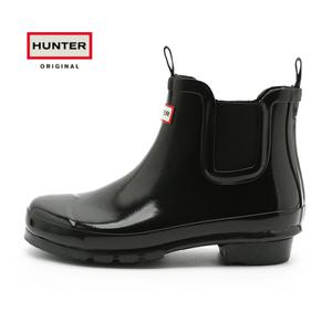 [헌터]헌터 주니어 글로스 첼시 레인부츠 숏 블랙 (JFS6000RGL-BLACK)