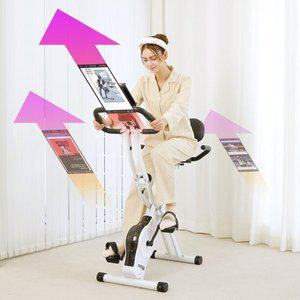 [데이액션][SSG특가]실내자전거 특허획득 스마트폰 페달스크롤 앱 기본 탑재 거치대 증정