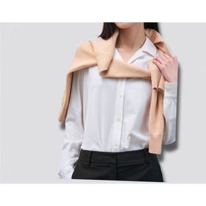 빈폴 LADIES 폴리 오픈 칼라 블라우스 아이보리 BF4164C510 859741