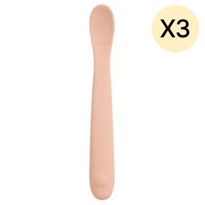 티지엠 아기 하트 초기 1단계 이유식 스푼 핑크 X3개