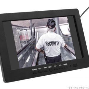 차량용 7형 LCD CCTV 카메라 모니터 RCA 단자 용모니터 가정용CCTV 홈CCTV 주택CCTV 실외CCTV 현관CCTV