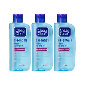 클린앤클리어 에센셜 오일컨트롤 클렌징 토너100ml X3개