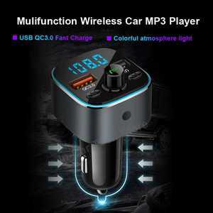 MP3 자동차 블루투스 MP12플레이어 충전 음악 다능 듀얼 기 QC3.0 Carr 송신 빠른 CD