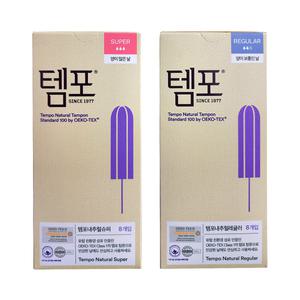 동아제약 템포 슈퍼 / 레귤러 8개입 1팩 생리대