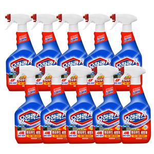유한락스 렌지후드 세정제 기름때 찌든때 제거 500ml x10개