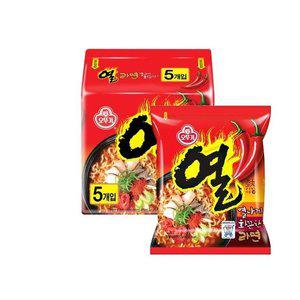 [오뚜기] 열라면 봉지라면 120g 40개