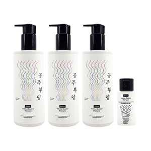 [홈쇼핑 최신상] 가히 공주부양 샴푸 500ml 3개+30ml 볼륨 부스터