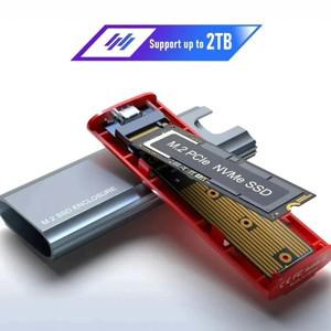 10Gbps M2 NVMe/SATA SSD 케이스 박스 NVME NGFF 3.1 인클로저 유형-A-유형-C 케이블(PC 노트북 액세서리용