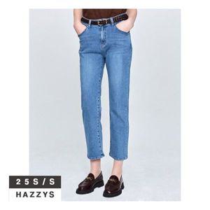 헤지스레이디스헤지스여성 HSPA5BC86 Slim 여름 슬림핏 데님 팬츠