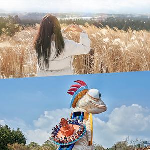 [제주] 산굼부리+신화테마파크 싱글라이드 (가볼만한곳/관광/제주투어/자유여행/가족/친구/연인/아이와함께/테마파크/이색체험/브이패스/액티비티/신화월드)