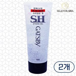 갸스비 스타일링 젤 슈퍼하드 웨트 헤어 강력 고정 스타일링 수정 올림머리 잔머리 픽서 올백 스타일 2개
