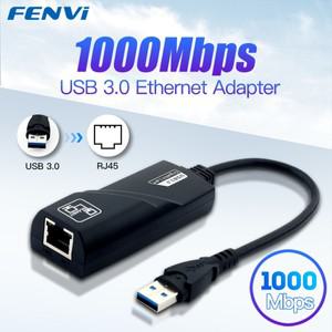 10/100/1000Mbps USB 3.0 유선 네트워크 카드 To Rj45 Lan 이더넷 어댑터 변환기 PC 노트북 MacBook Window