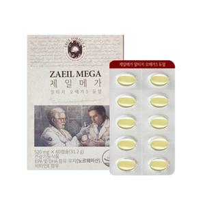 트루포뮬러 제일메가 알티지 오메가3 듀얼 520mg 60캡슐 1박스