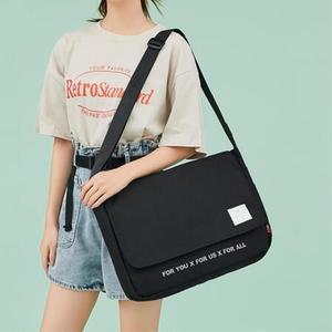 학생 학원 코튼 숄더 빅사이즈 크로스백 가벼운 수납력 나들이 여행가방