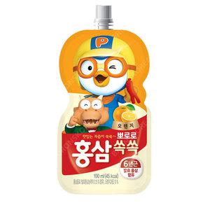뽀로로 홍삼쏙쏙 오렌지 100ml X 40개입 홍삼음료
