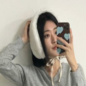 오니안 인조퍼 귀도리 넥워머 겸용 방한 귀마개
