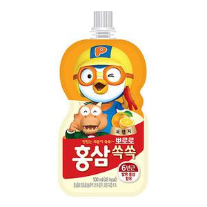 뽀로로 홍삼쏙쏙 오렌지 100ml 20팩
